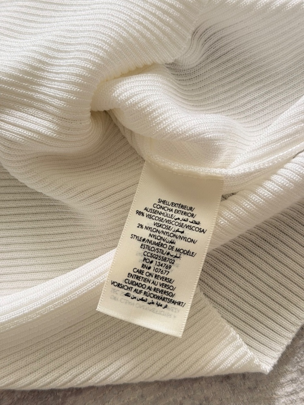 NWT Alice + Olivia by Stacey Bendet Nealie Ribbed Polo Cardigan Size S - Picture 10 of 11
